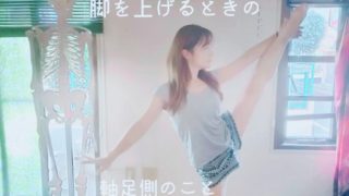 Y字バランスアラセゴンド軸脚